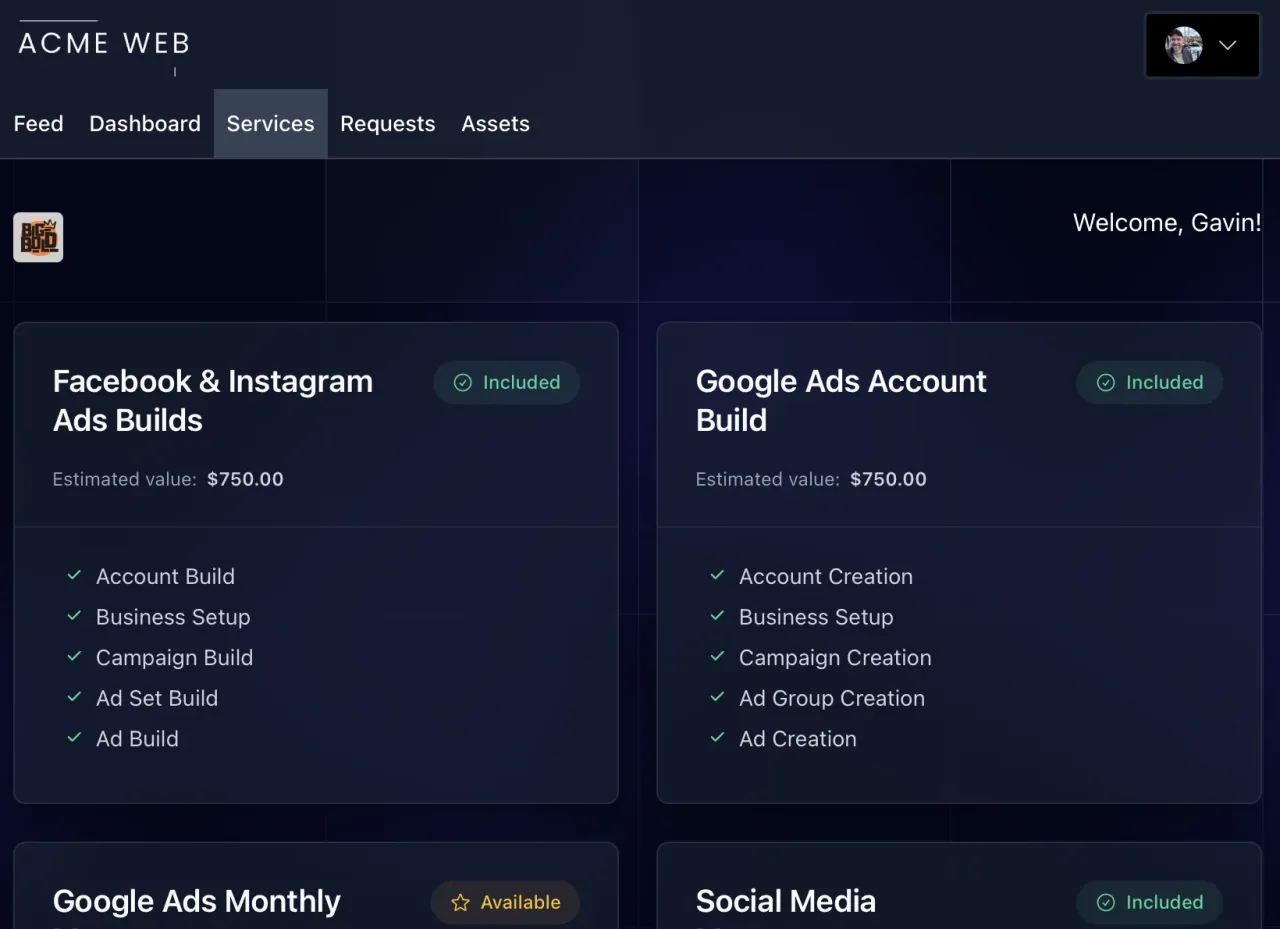 Client portal